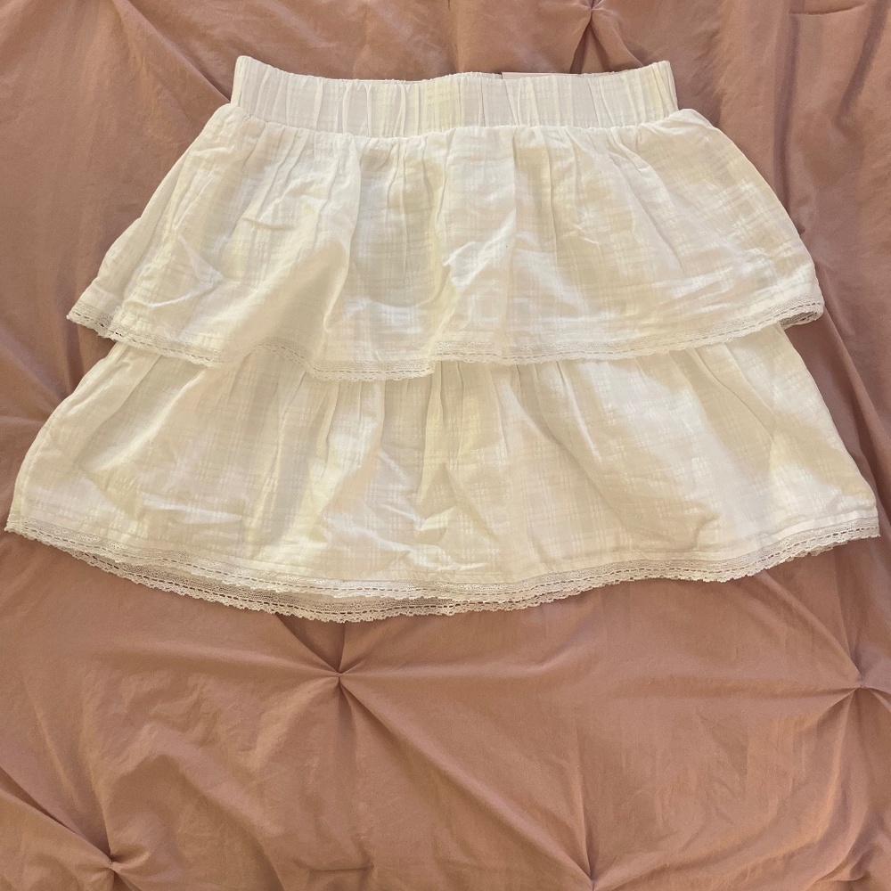 White skirt